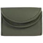 Excellanc valódi bőr mini pénztárca, khaki 3020005-016