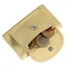 Excellanc valódi bőr mini pénztárca, világoszöld