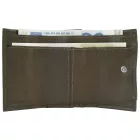 Excellanc valódi bőr mini pénztárca, khaki 3000171-024