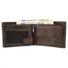 Akzent valódi bőr pénztárca, RFID, "Fischer/Angler"