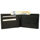 Akzent valódi bőr pénztárca fekete 3000538-001