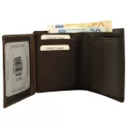 Akzent valódi bőr pénztárca, barna 3000542-002