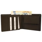 Akzent valódi bőr pénztárca, barna 3000543-002