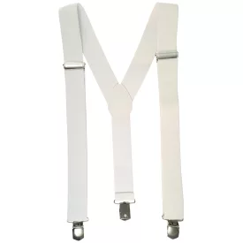 Fehér nadrágtartó, 120 cm, elasztikus 3220015-005