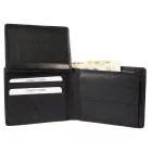 Carucci valódi bőr pénztárca, RFID, fekete 3000557-001