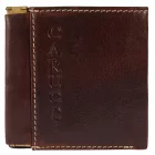 Carucci valódi bőr pénztárca, RFID, barna 3000562-002