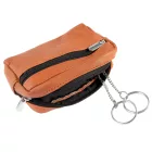 Excellanc valódi bőr kulcstartó barna