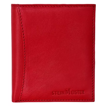 Steinmeister valódi bőr XXL pénztárca RFID védelemmel, piros