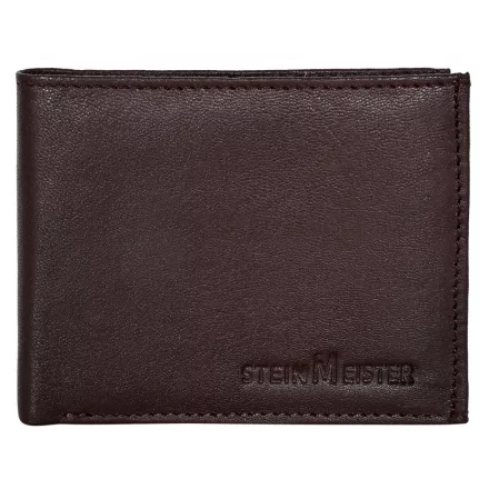 Steinmeister valódi bőr pénz- és kártyatartó, RFID, sötétbarna 3000613-002