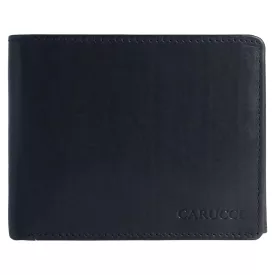 Carucci bőr pénztárca, RFID, sötétkék