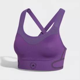 Adidas Varrás nélküli lila női sportmelltartó - XSAC