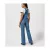 Wrangler Essential Flare farmer női overál kék - XXL