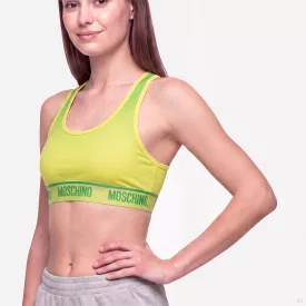 Moschino ombre női sportmelltartó sárga - XS