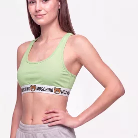 Moschino Teddy Bear női sportmelltartó zöld - S
