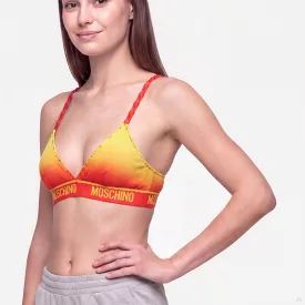   Moschino színátmenetes háromszög női melltartó többszínű - M