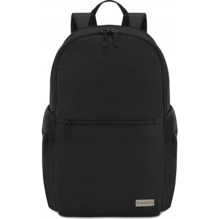 Ifjúsági iskolai hátizsák, fekete, tágas, világos, városi laptophoz ZAGATTO